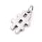 12 Pack: Sterling Silver Number Charm by Bead Landing™